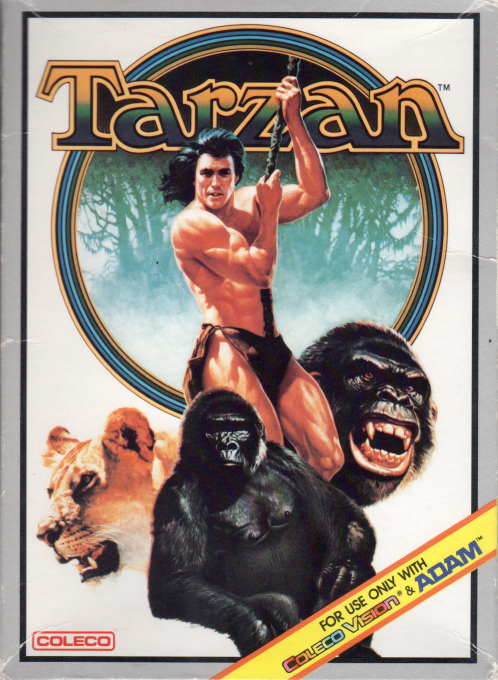 Tarzan box art for Colecovision